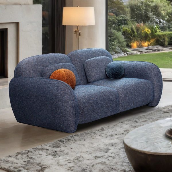 Previti Denim Blue Loveseat