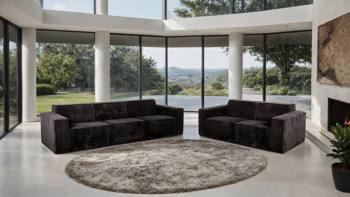 Kimara Black Compressed Foam Loveseat from Furniture of America - Luna Furniture