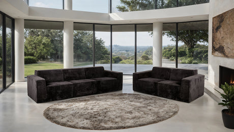 Kimara Black Compressed Foam Loveseat from Furniture of America - Luna Furniture