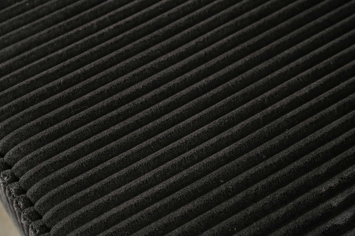 Kimara Black Compressed Foam Loveseat from Furniture of America - Luna Furniture