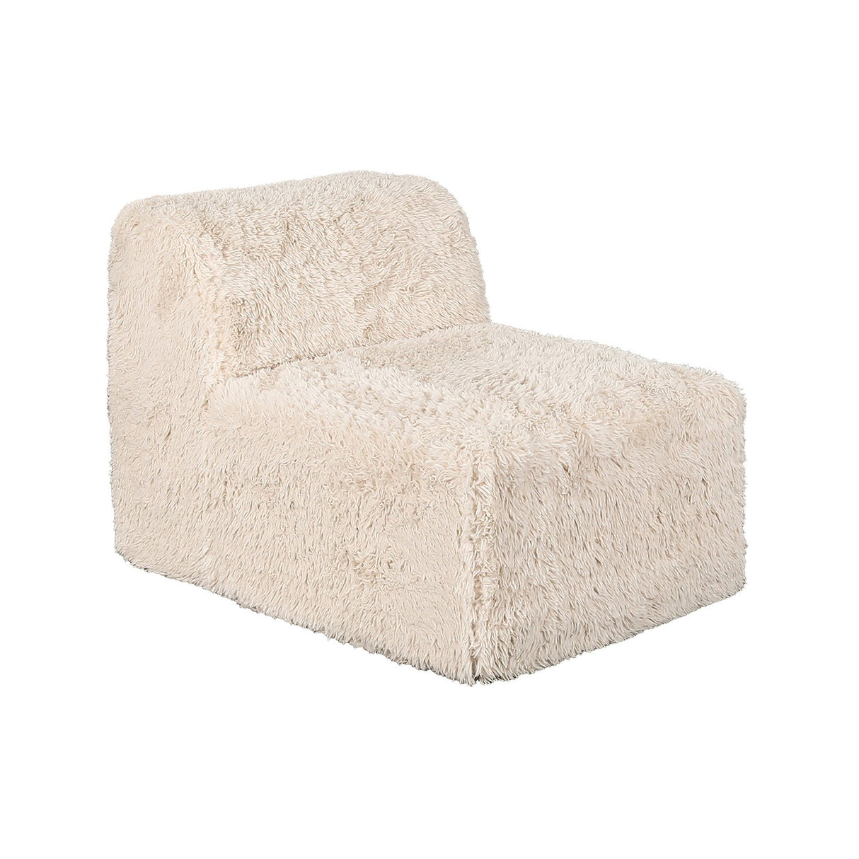 Nappi Sand Compressed Foam 7-Piece Sectional with Ottoman from Furniture of America - Luna Furniture