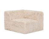 Nappi Sand Compressed Foam 7-Piece Sectional with Ottoman from Furniture of America - Luna Furniture