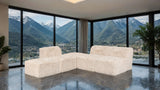 Nappi Sand Compressed Foam 5-Piece Sectional from Furniture of America - Luna Furniture