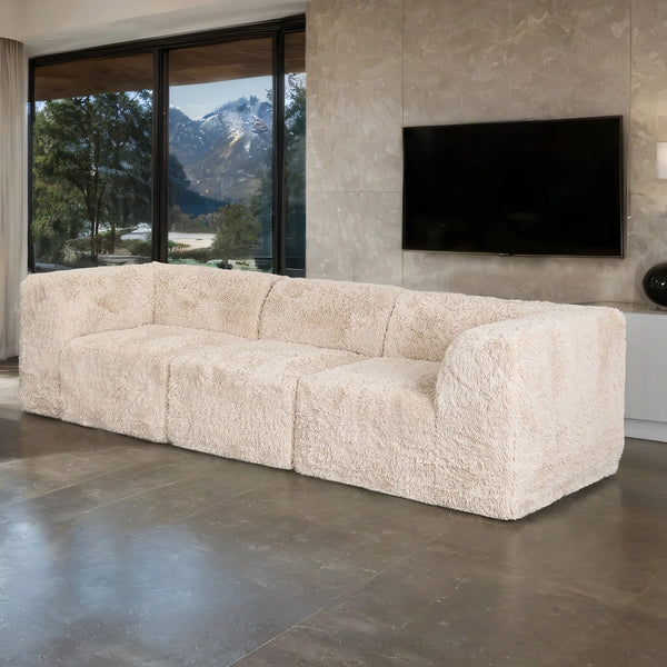 Nappi Sand Compressed Foam Sofa