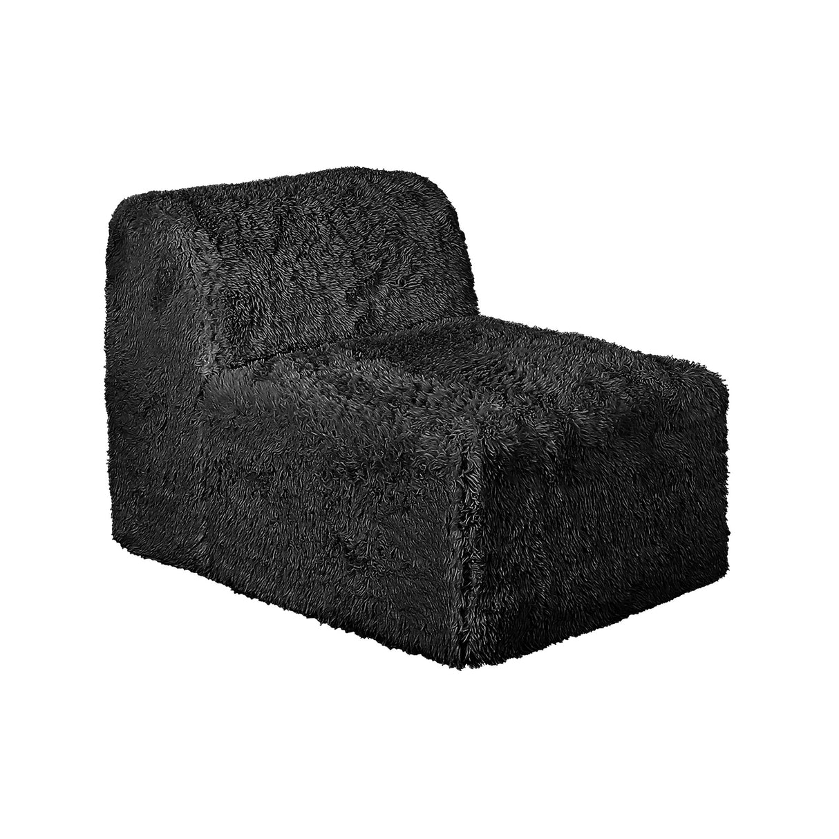Nappi Black Compressed Foam Sofa from Furniture of America - Luna Furniture