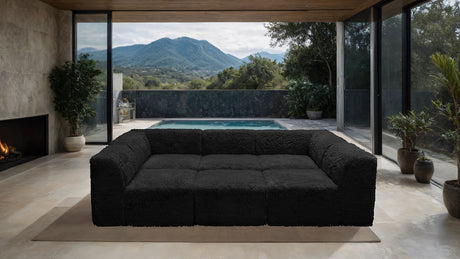 Nappi Black Compressed Foam Daybed Sectional from Furniture of America - Luna Furniture