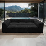 Nappi Black Compressed Foam Daybed Sectional from Furniture of America - Luna Furniture