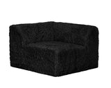 Nappi Black Compressed Foam 7-Piece Sectional with Ottoman from Furniture of America - Luna Furniture