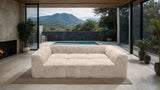Nappi Taupe Compressed Foam Daybed Sectional from Furniture of America - Luna Furniture