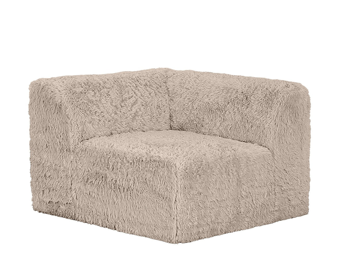 Nappi Taupe Compressed Foam 7-Piece Sectional with Ottoman from Furniture of America - Luna Furniture