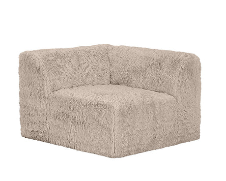 Nappi Taupe Compressed Foam 7-Piece Sectional with Ottoman from Furniture of America - Luna Furniture