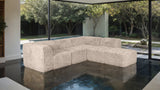 Nappi Taupe Compressed Foam 5-Piece L-Shape Sectional from Furniture of America - Luna Furniture