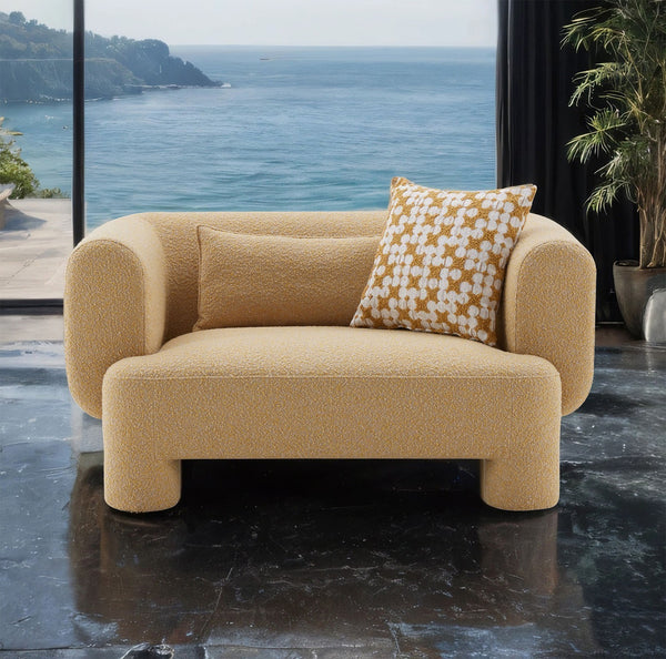 Phedra Yellow Oversized Chair