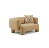 Phedra Yellow Oversized Chair from Furniture of America - Luna Furniture