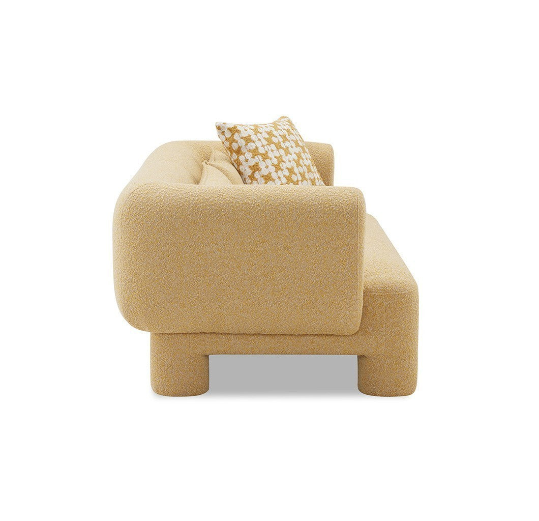 Phedra Yellow Sofa from Furniture of America - Luna Furniture