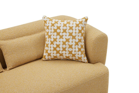 Phedra Yellow Sofa from Furniture of America - Luna Furniture