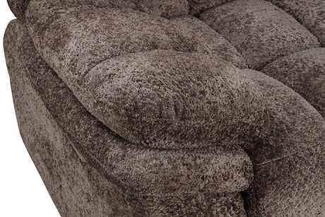 Hieronymus Dark Brown Power Sectional from Furniture of America - Luna Furniture