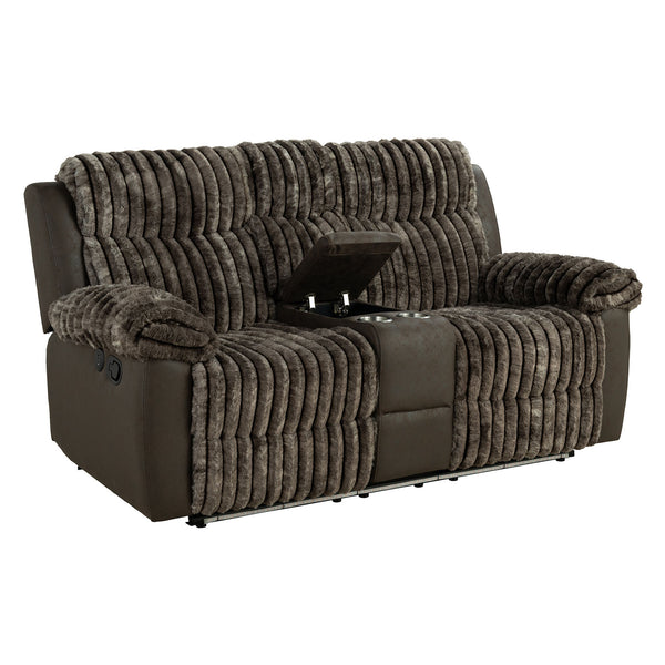 Dionysus Brown Manual Reclining Loveseat