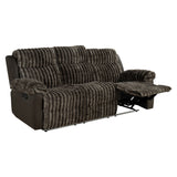 Dionysus Brown Manual Reclining Sofa from Furniture of America - Luna Furniture