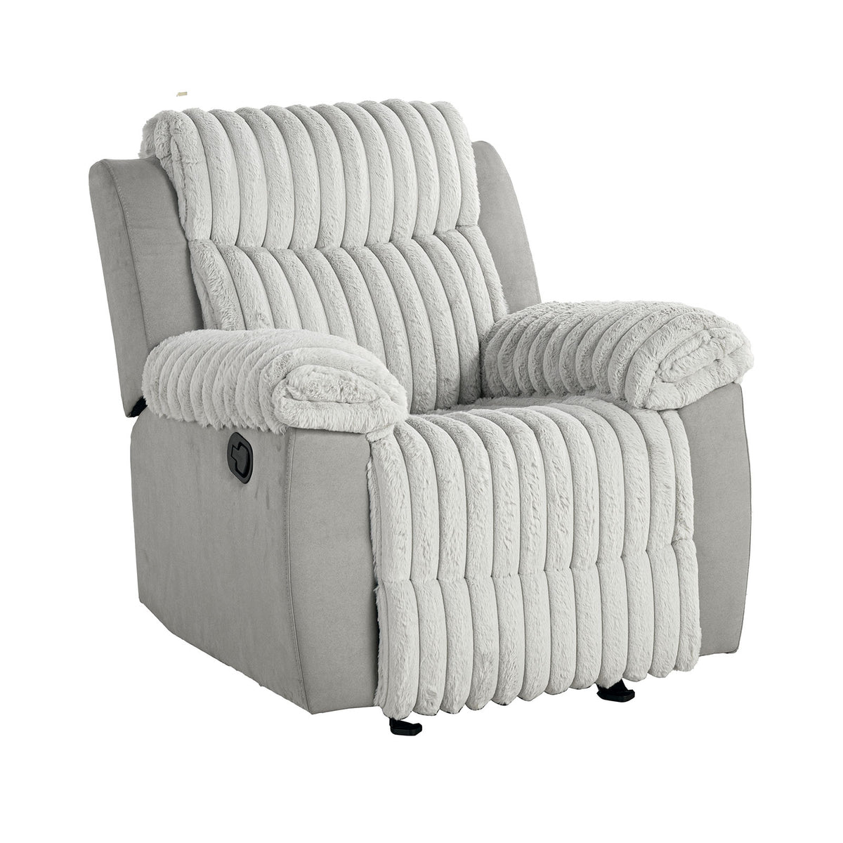 Dionysus Gray Manual Glider Recliner from Furniture of America - Luna Furniture
