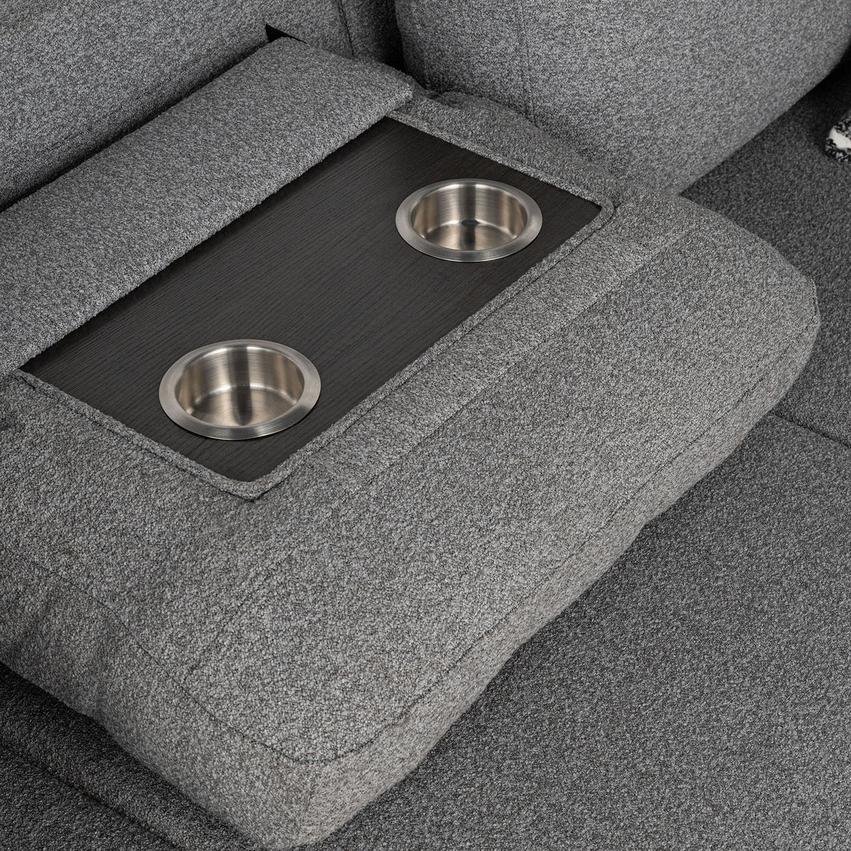Chatham Gray Sectional from Furniture of America - Luna Furniture