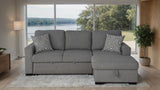 Chatham Gray Sectional from Furniture of America - Luna Furniture