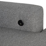 Chatham Gray Sleeper Sectional with Left Chaise from Furniture of America - Luna Furniture