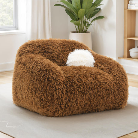 Darwen Camel Brown Swivel Chair from Furniture of America - Luna Furniture
