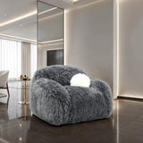 Darwen Dark Gray Swivel Chair from Furniture of America - Luna Furniture
