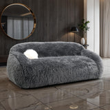 Darwen Dark Gray Sofa from Furniture of America - Luna Furniture