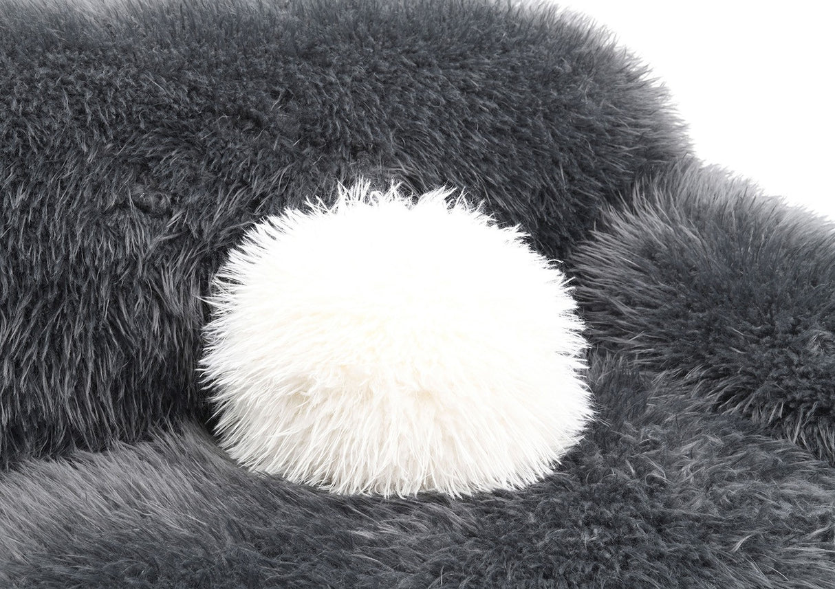 Darwen Dark Gray Loveseat from Furniture of America - Luna Furniture