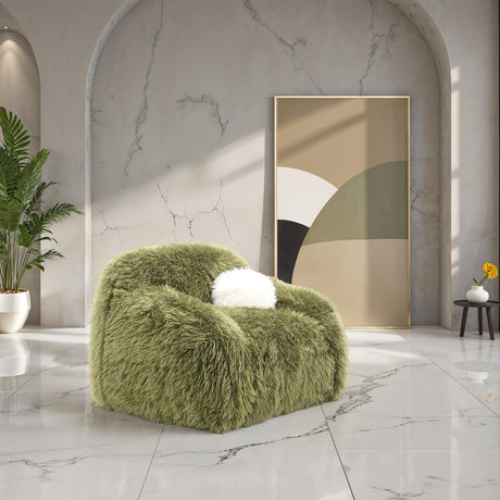 Darwen Green Swivel Chair from Furniture of America - Luna Furniture