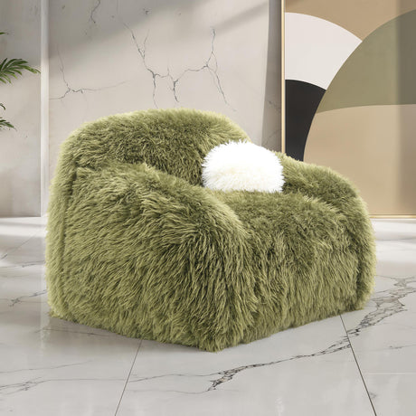 Darwen Green Swivel Chair from Furniture of America - Luna Furniture