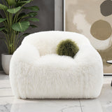 Darwen White Swivel Chair from Furniture of America - Luna Furniture
