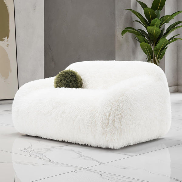Darwen White Loveseat