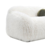 Darwen White Loveseat from Furniture of America - Luna Furniture