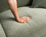 Watton Olive Green LAF Chaise Sectional from Furniture of America - Luna Furniture