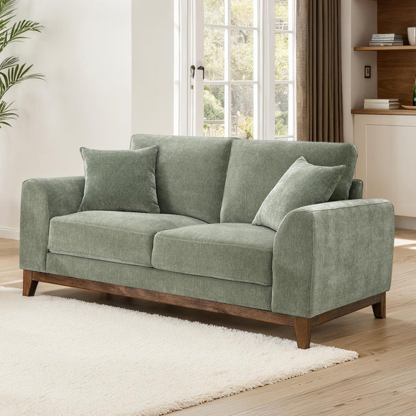 Watton Olive Green Loveseat
