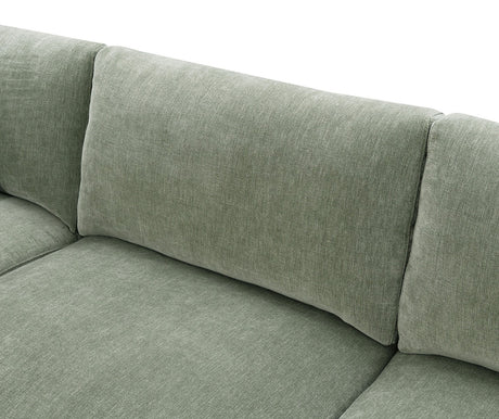 Watton Olive Green LAF Chaise Sectional from Furniture of America - Luna Furniture