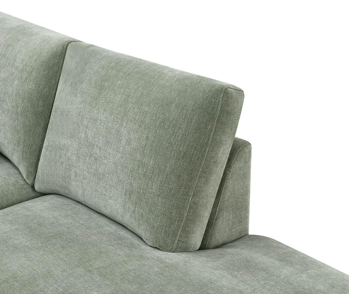 Watton Olive Green RAF Chaise Sectional from Furniture of America - Luna Furniture