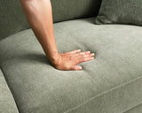 Watton Olive Green RAF Chaise Sectional from Furniture of America - Luna Furniture