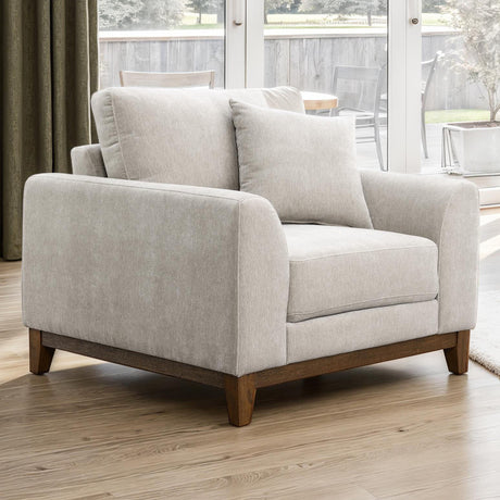 Watton Light Gray Chair from Furniture of America - Luna Furniture
