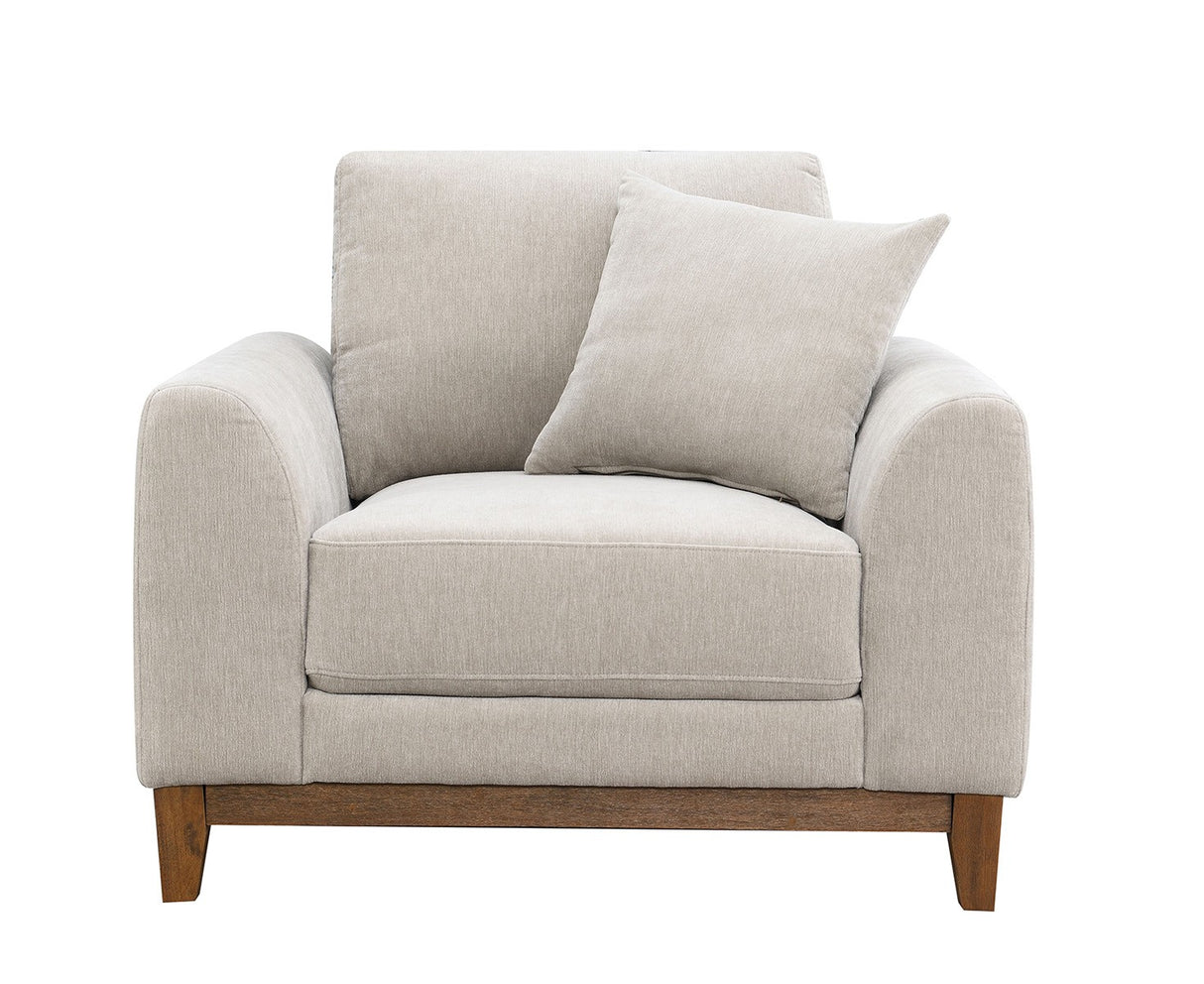 Watton Light Gray Chair from Furniture of America - Luna Furniture