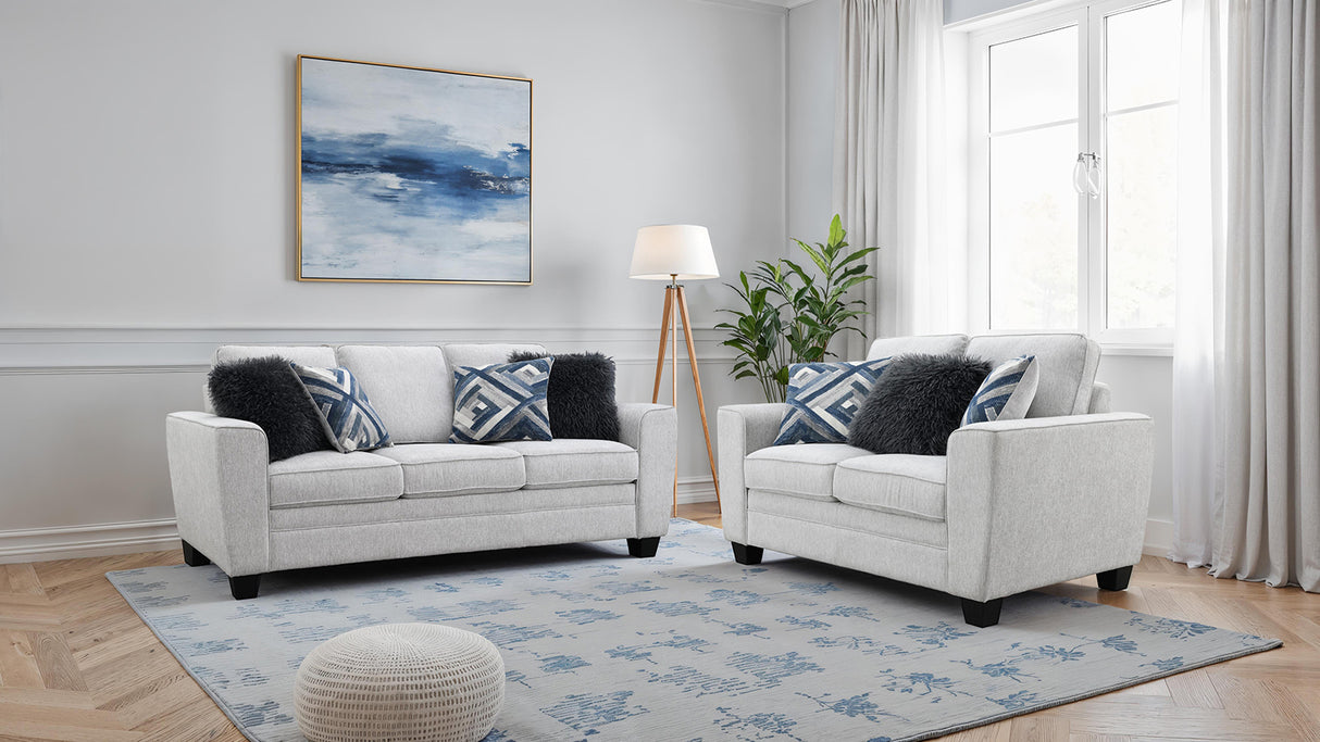 Enea Light Gray Sofa from Furniture of America - Luna Furniture