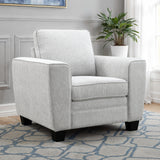 Enea Light Gray Chair from Furniture of America - Luna Furniture