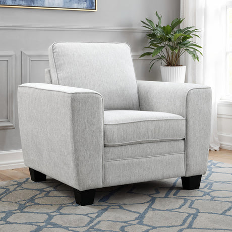 Enea Light Gray Chair from Furniture of America - Luna Furniture