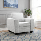 Enea Light Gray Chair from Furniture of America - Luna Furniture