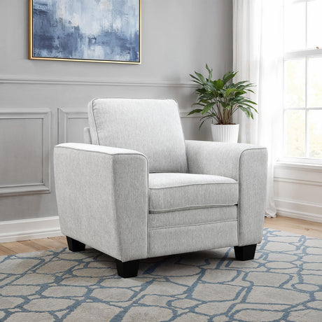 Enea Light Gray Chair from Furniture of America - Luna Furniture