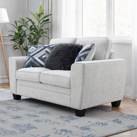 Enea Light Gray Loveseat from Furniture of America - Luna Furniture