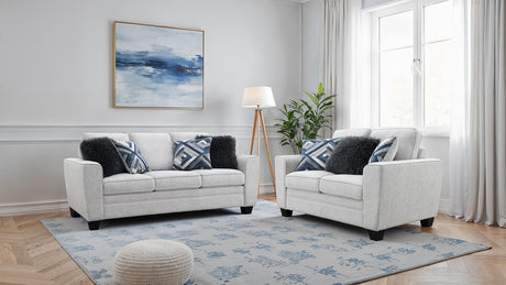 Enea Light Gray Loveseat from Furniture of America - Luna Furniture